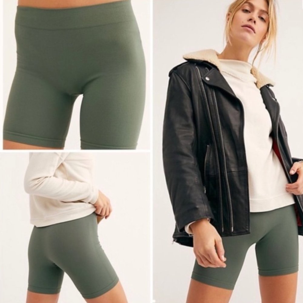 FREE PEOPLE Seamless Rib Bike Short